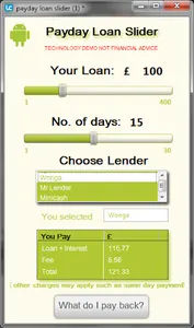 A Payday Loan Slider screenshot 1