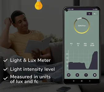 Light Detector - Lux Meter screenshot 12