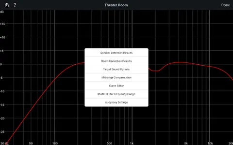 Audyssey MultEQ Editor app screenshot 12