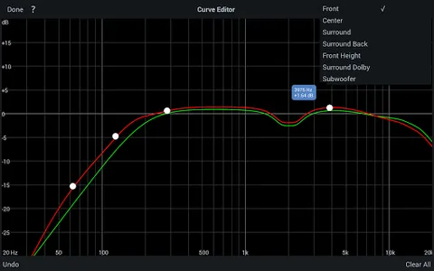 Audyssey MultEQ Editor app screenshot 14