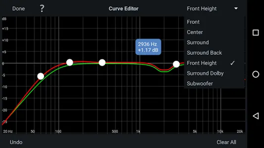 Audyssey MultEQ Editor app screenshot 4