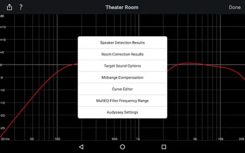 Audyssey MultEQ Editor app screenshot 7