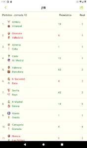 iQuiniela- Simples y reducidas screenshot 7