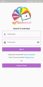 eFlashcards screenshot 0