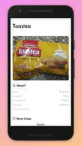 NOVA - Packaged Food Scanner screenshot 5