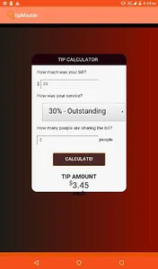 tipMaster screenshot 2