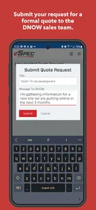 DNOW eSPEC screenshot 6
