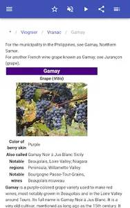 Grape varieties screenshot 6