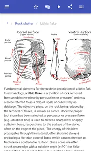 Archaeological terminology screenshot 2
