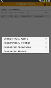 PEDIDOS DE VENDA ONE screenshot 1