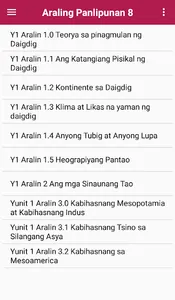 Araling Panlipunan 8 - Part I screenshot 1