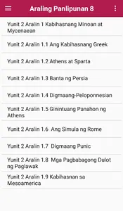 Araling Panlipunan 8 - Part I screenshot 3