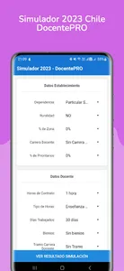 Simulador Sueldo Docente Chile screenshot 0
