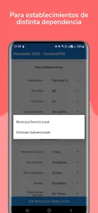 Simulador Sueldo Docente Chile screenshot 2