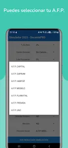 Simulador Sueldo Docente Chile screenshot 4