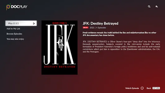 DocPlay - Watch Documentaries screenshot 14