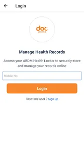 Docprime ABDM Health Locker screenshot 1