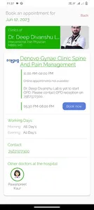 DENOVO Clinic screenshot 2