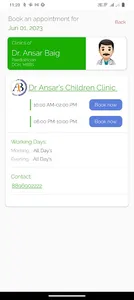 Dr Ansar's Children Clinic screenshot 2