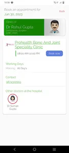 Prohealth Bone & Joint Clinic screenshot 2