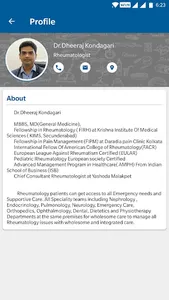 RheumaCare Hyderabad screenshot 1
