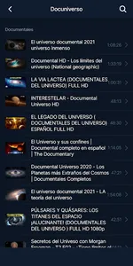 Documentales - Docuniverso screenshot 1