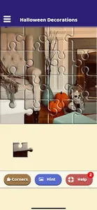 Halloween Decorations Puzzle screenshot 1