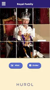 Royal Family Sliding Puzzle screenshot 0