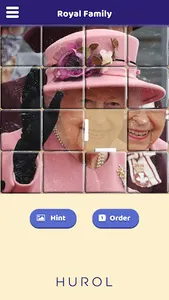 Royal Family Sliding Puzzle screenshot 1