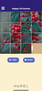 Happy Christmas Sliding Puzzle screenshot 1