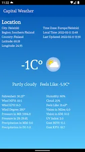 Capital Weather screenshot 1