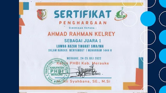 DOKUMENTASI SERTIFIKAT MTQ screenshot 0