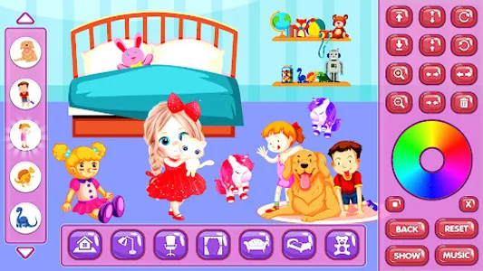 Doll house Design: Home games screenshot 13