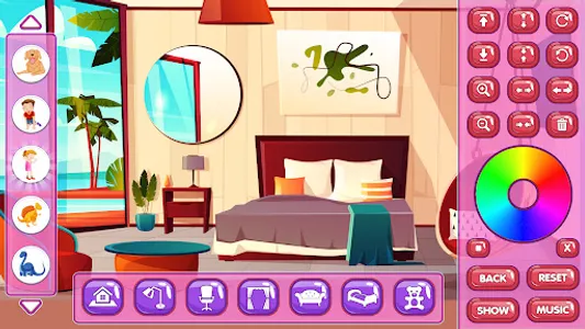 Doll house Design: Home games screenshot 14