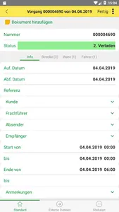 intertrans driver-app screenshot 2