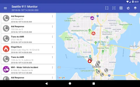 Seattle 911 Incidents Monitor screenshot 7