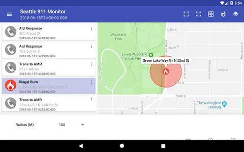 Seattle 911 Incidents Monitor screenshot 9