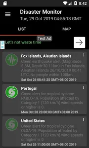 Natural Disaster Monitor screenshot 0