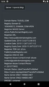 Domain Takip screenshot 3
