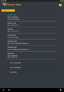 Domain Takip screenshot 6