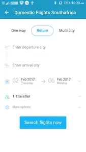 Domestic Flight South Africa screenshot 1