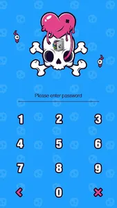 AppLock Theme Skull screenshot 0