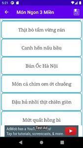 Món Ngon 3 Miền screenshot 1