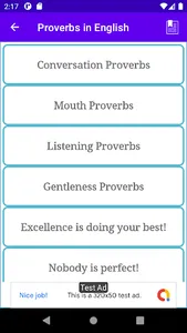 Proverbs In English screenshot 2