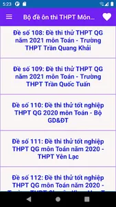 Bộ đề ôn thi THPT QG môn Toán screenshot 1