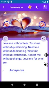 English Love Quotes screenshot 0