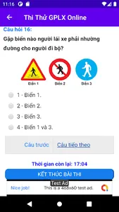 Thi thử GPLX Online screenshot 3