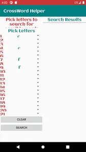 CrossWord Helper screenshot 0