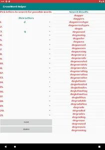 CrossWord Helper screenshot 4