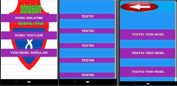 LGS MATEMATİK DÖNÜŞÜM GEOMETRİ screenshot 2